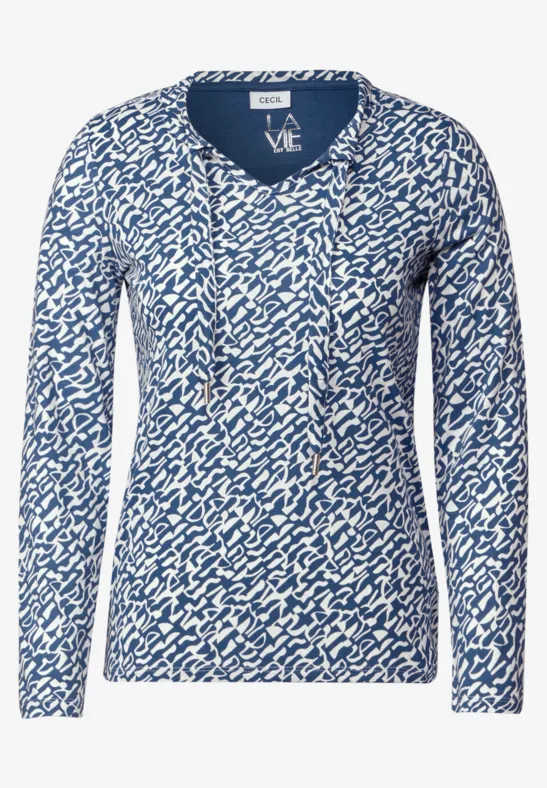 T-shirt au look tunique true navy