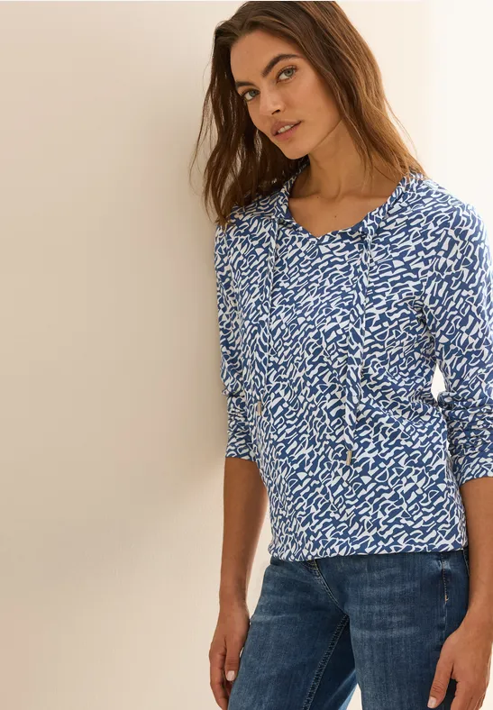 T-shirt au look tunique true navy