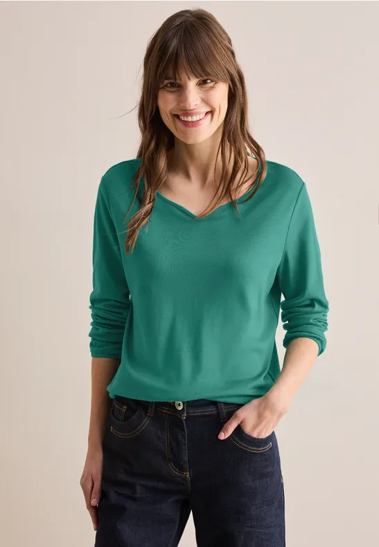 T-shirt à manches longues sea green