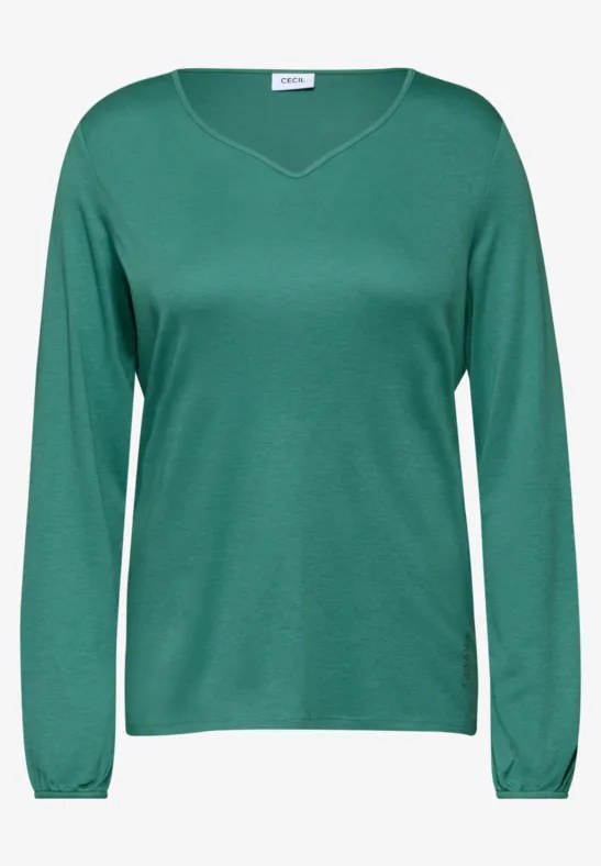 T-shirt à manches longues sea green