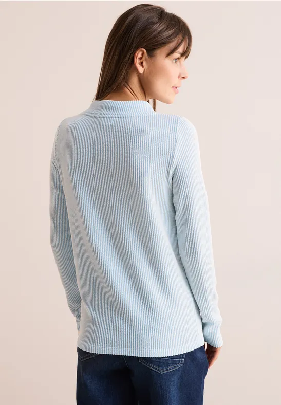 T-shirt à rayures fresh light blue