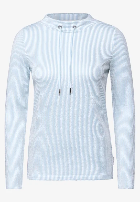 T-shirt à rayures fresh light blue