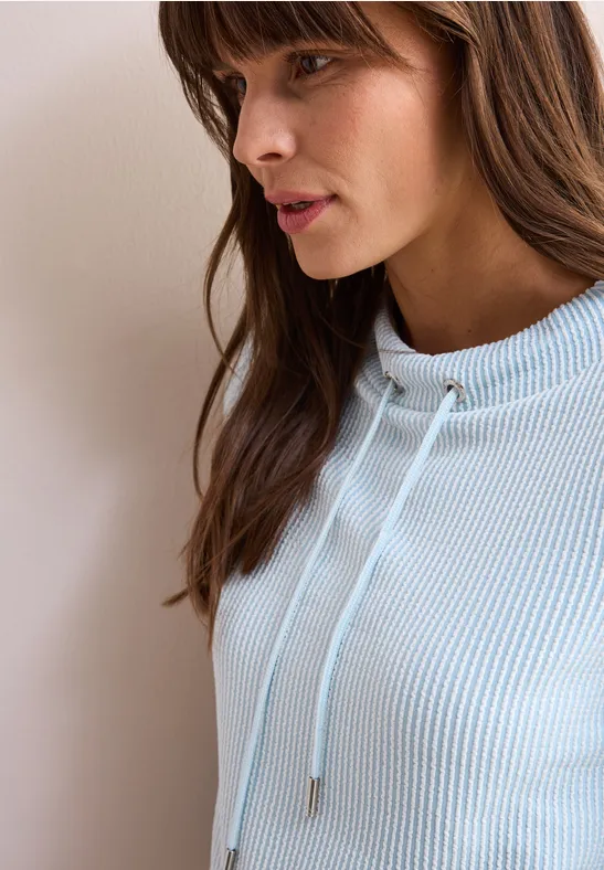 T-shirt à rayures fresh light blue