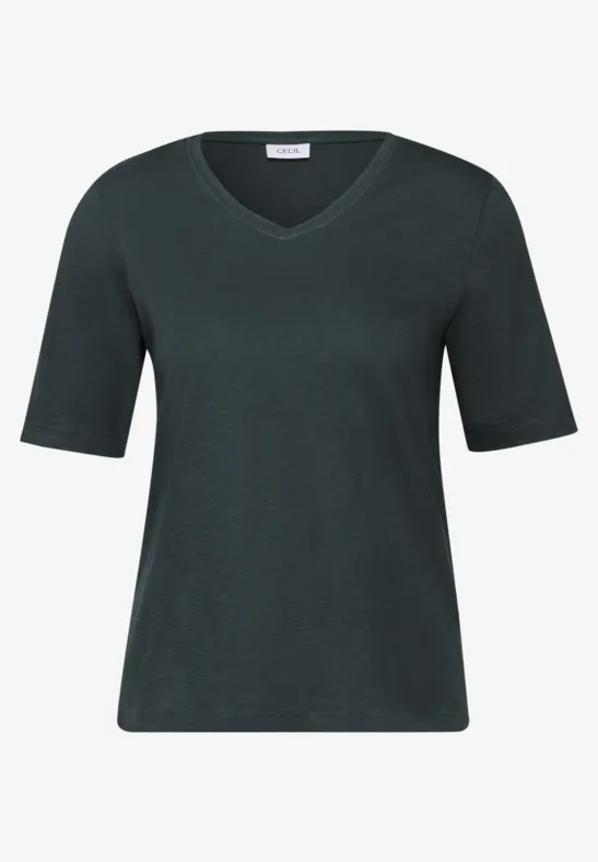 T-shirt au look tunique slate khaki