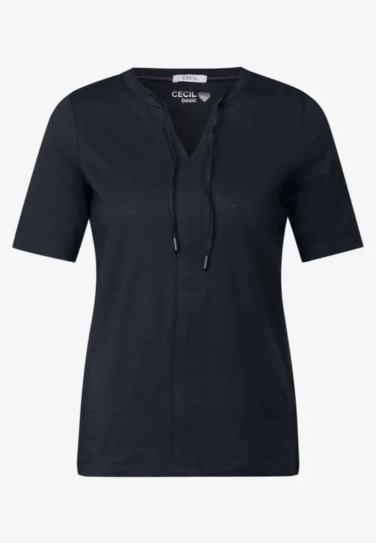 Shirt in tuniek-look universal blue