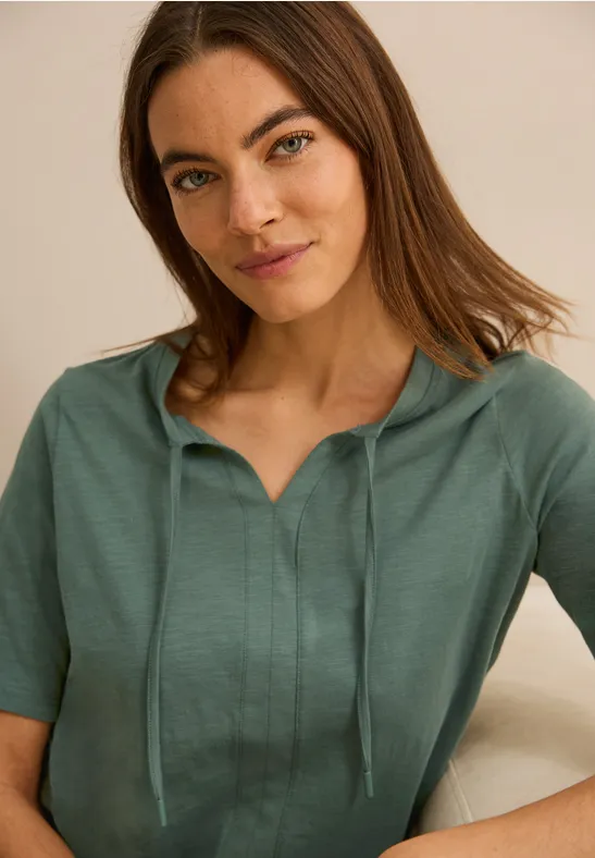 T-shirt au look tunique balmy khaki