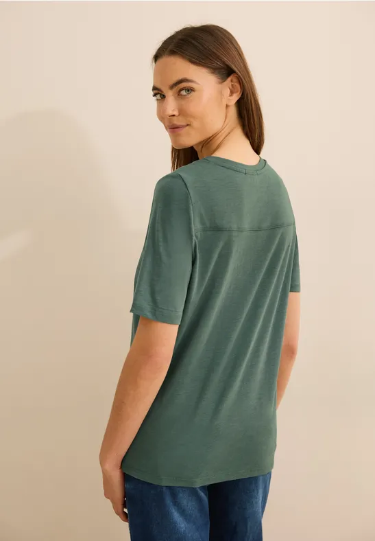T-shirt au look tunique balmy khaki