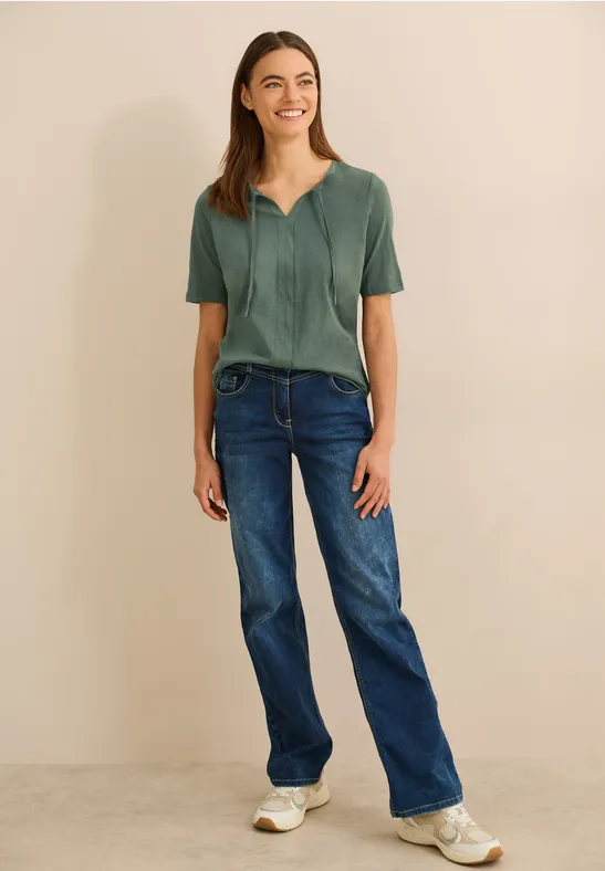 T-shirt au look tunique balmy khaki