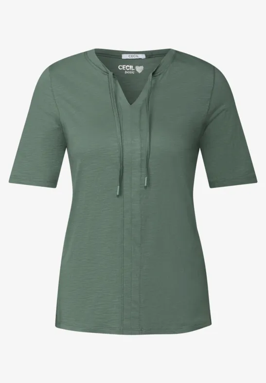 T-shirt au look tunique balmy khaki