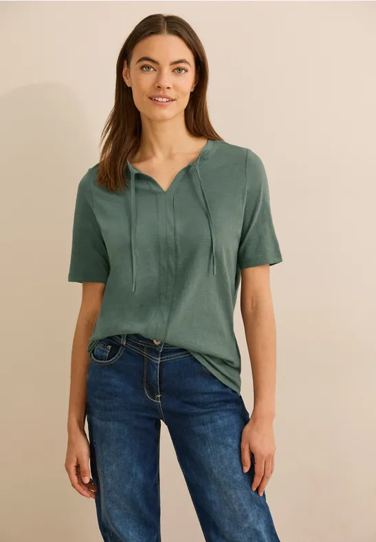 T-shirt au look tunique balmy khaki
