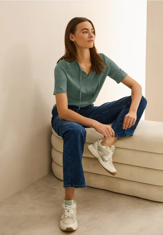T-shirt au look tunique balmy khaki