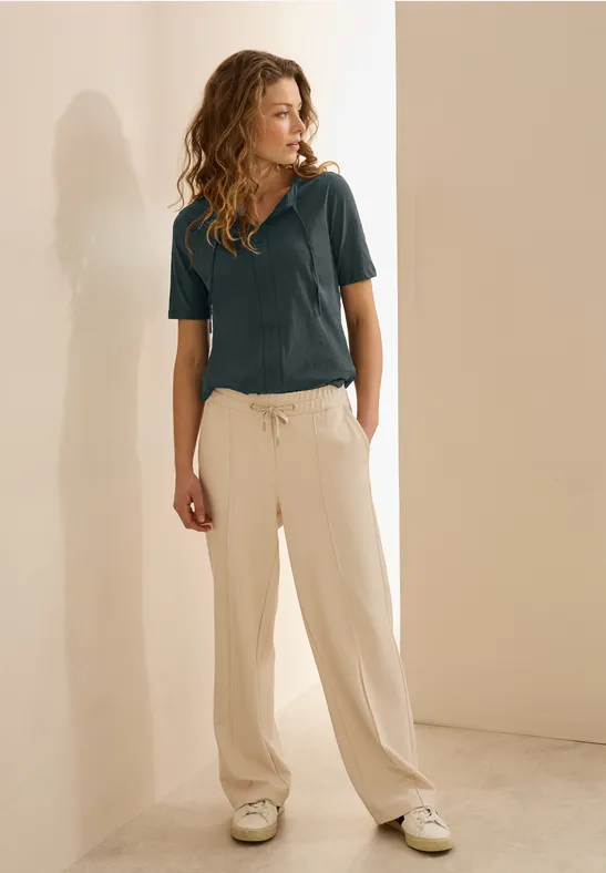 T-shirt au look tunique slate khaki