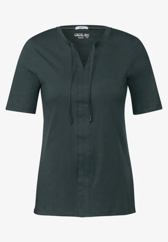 T-shirt au look tunique slate khaki