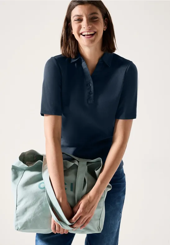 Poloshirt dark petrol blue