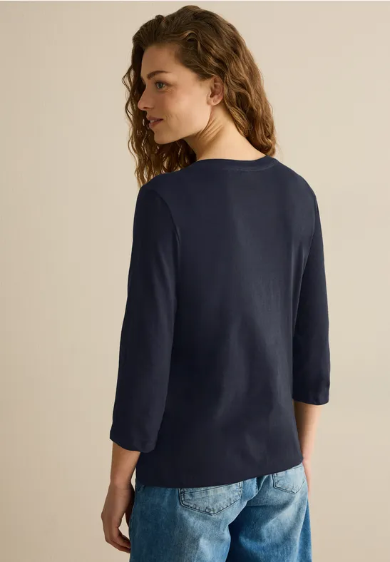 T-shirt en jersey au look tunique universal blue