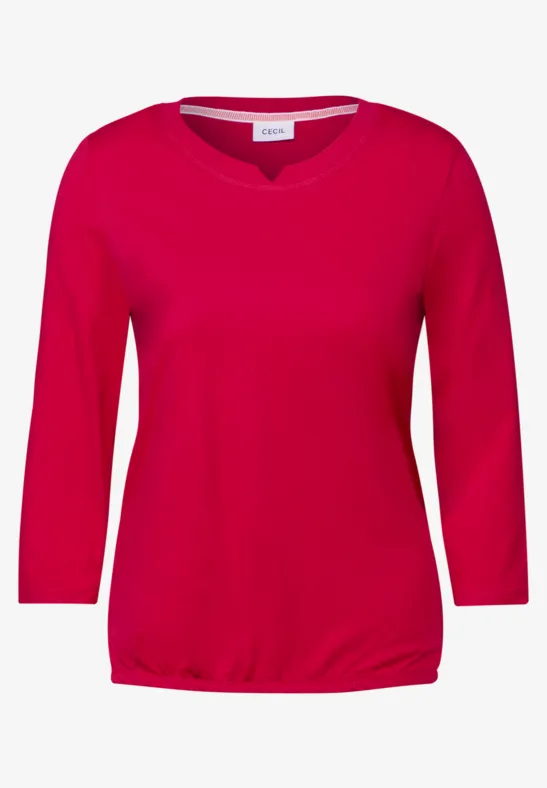 Koszulka- Jersey w stylu tuniki granita red