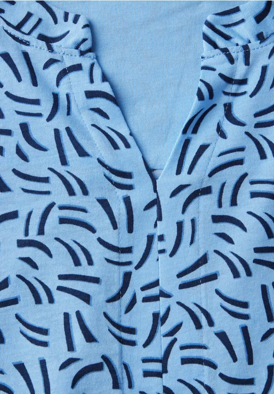 Shirt im Tunika-Look fresh light blue