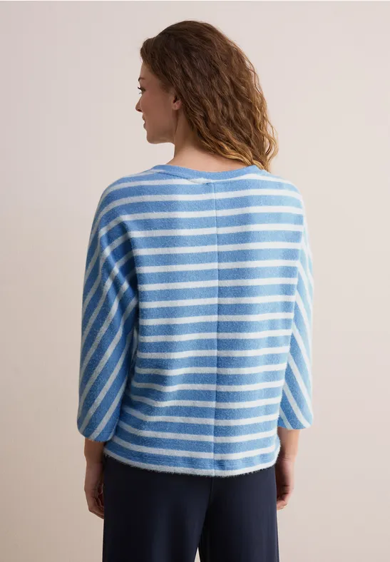 Gestreept shirt van verengaren fresh light blue