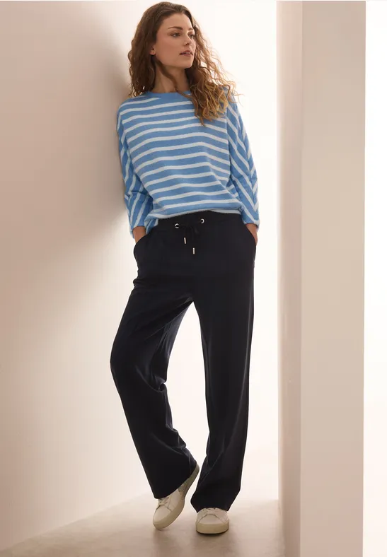 Gestreept shirt van verengaren fresh light blue