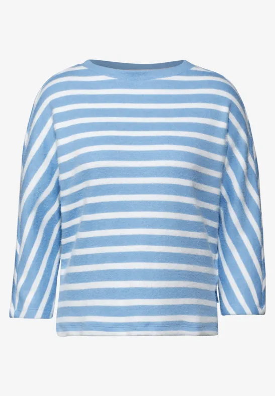 Gestreept shirt van verengaren fresh light blue