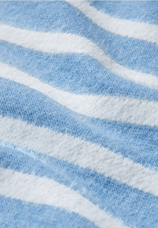 Gestreept shirt van verengaren fresh light blue