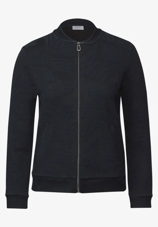 Jacquard Jacke universal blue