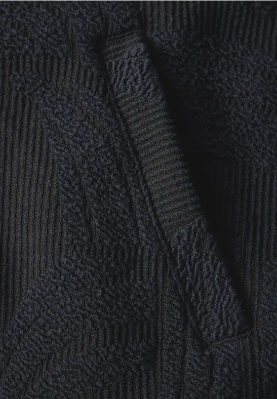 Jacquard Jacke universal blue