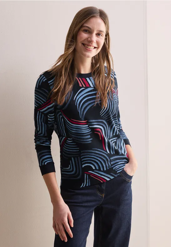 T-shirt imprimé universal blue