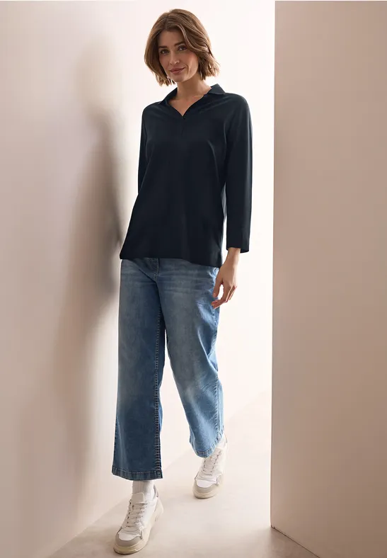 Piqué Poloshirt universal blue