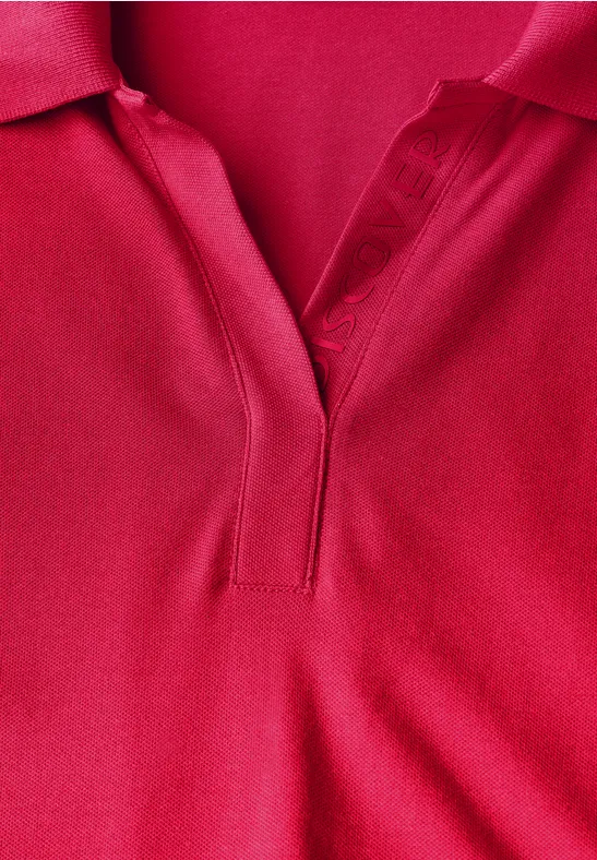 Piquée Poloshirt granita red