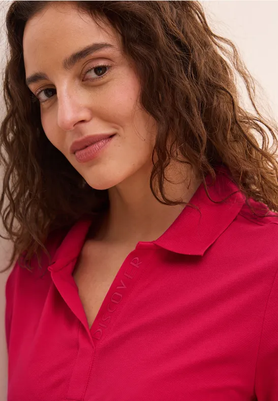 Piquée Poloshirt granita red