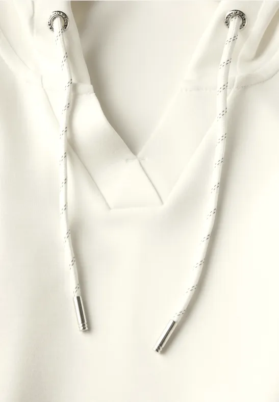 Softes Kapuzenshirt vanilla white