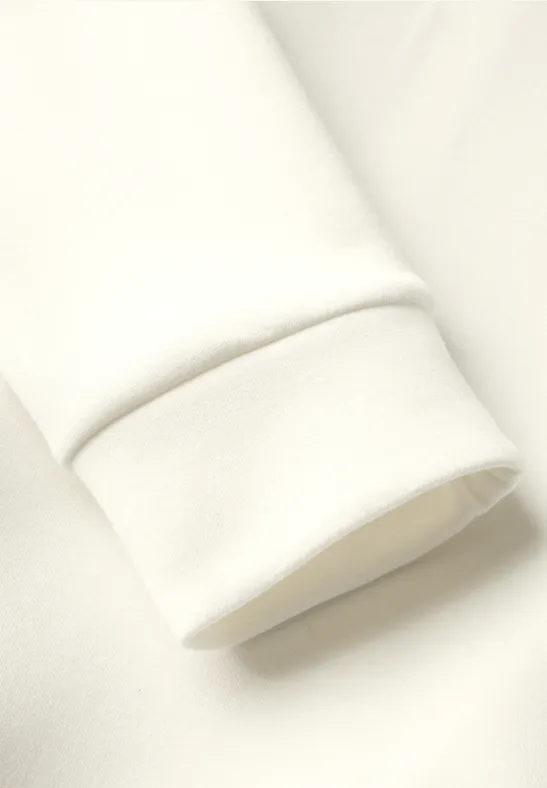 Softes Kapuzenshirt vanilla white