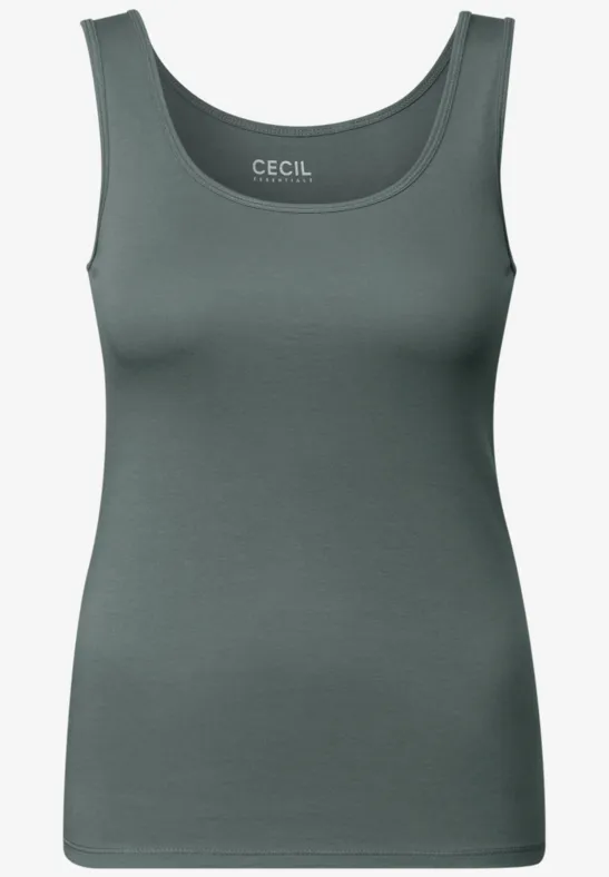 Basic Top dark balmy khaki