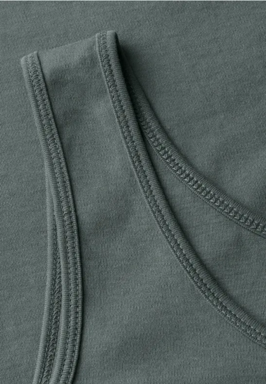 Basic Top dark balmy khaki