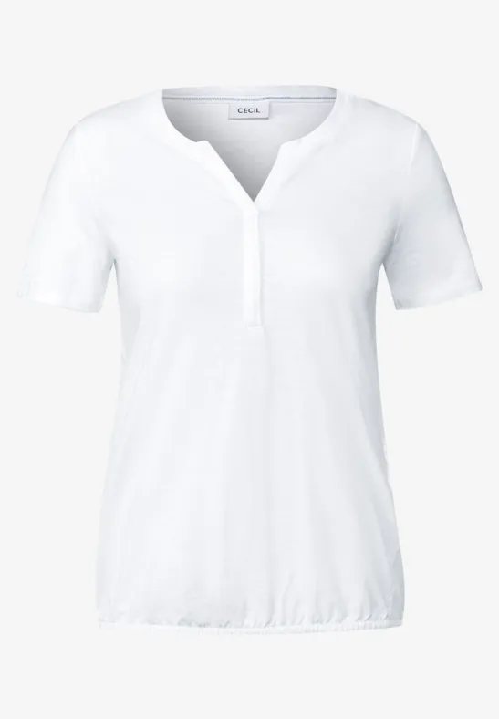 T-shirt au look tunique White