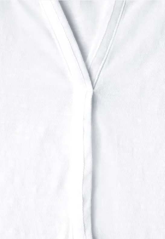 T-shirt au look tunique White