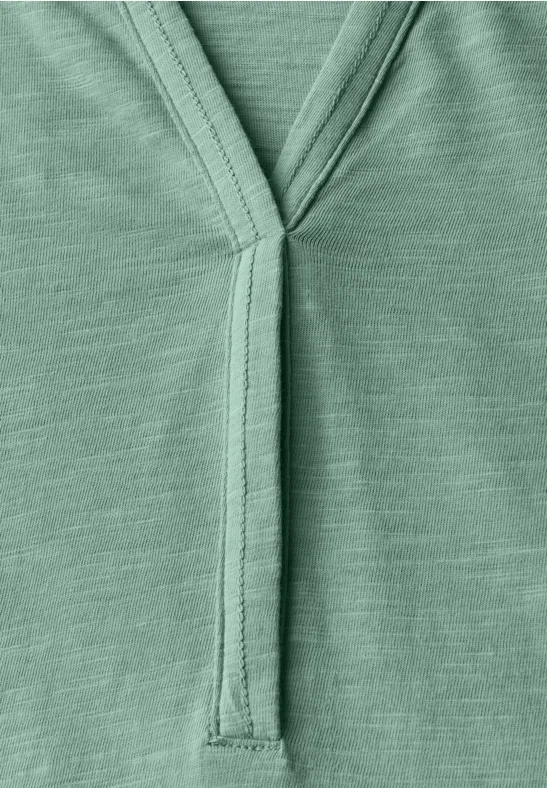 T-Shirt im Tunika-Look matcha green