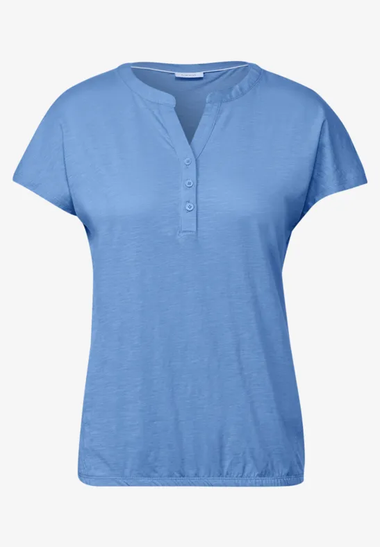 T-shirt au look tunique aster blue