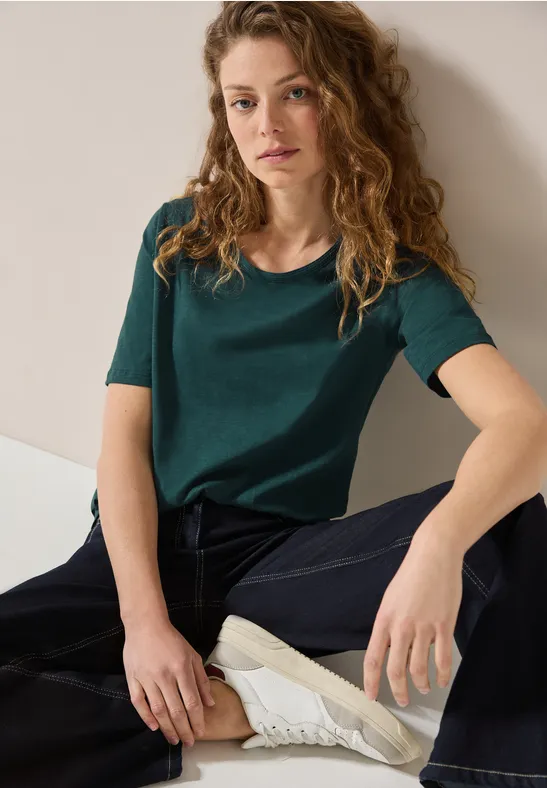 Basic T-Shirt green lagoon