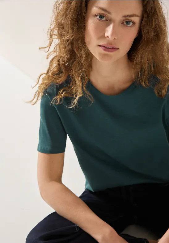Basic T-Shirt green lagoon