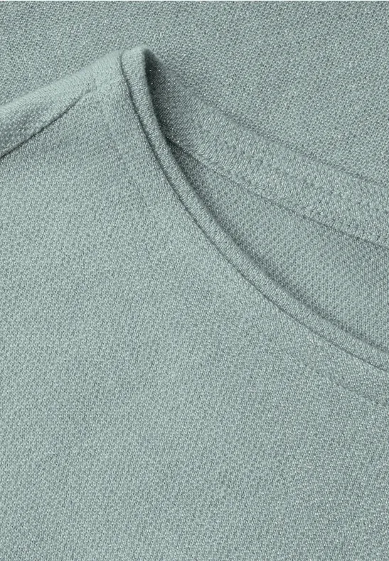 T-shirt scintillant cool salvia green