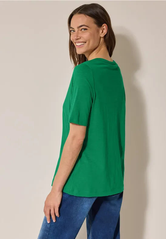T-Shirt im Tunika-Look garden green