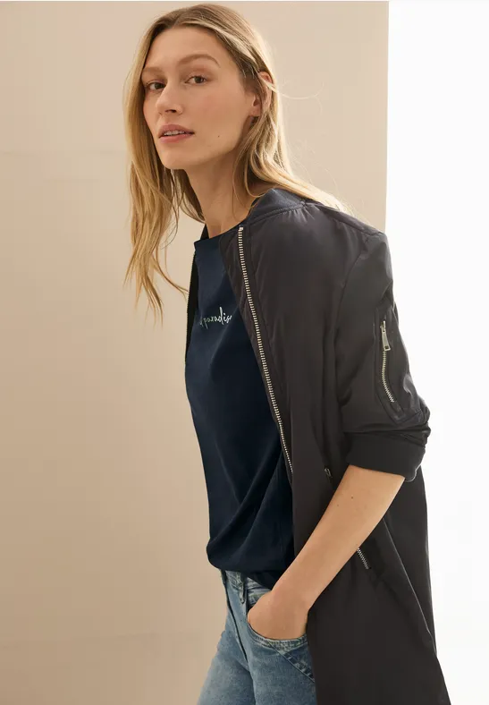 T-shirt avec détail imprimé universal blue