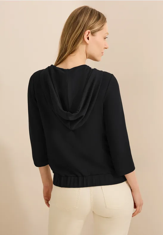 Jas met capuchon Black