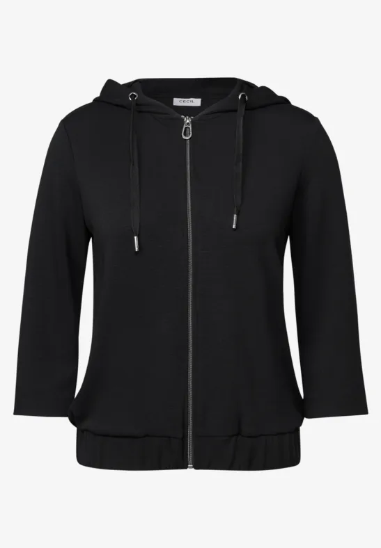 Jas met capuchon Black