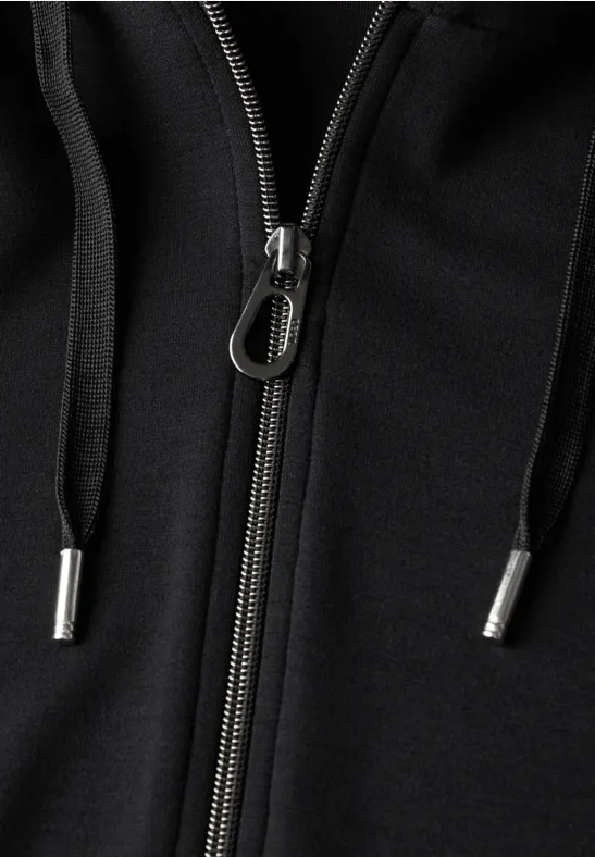 Jas met capuchon Black