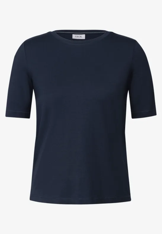 T-shirt basique à col rond urban navy blue