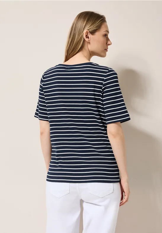 T-shirt à rayures universal blue