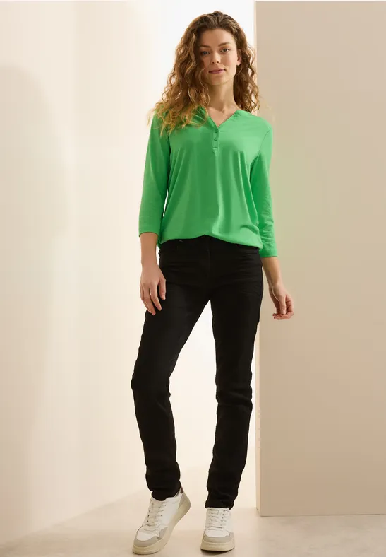 T-shirt au look tunique iced neon green